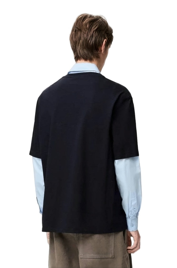 Loewe Relaxed Fit Black Cotton T-Shirt