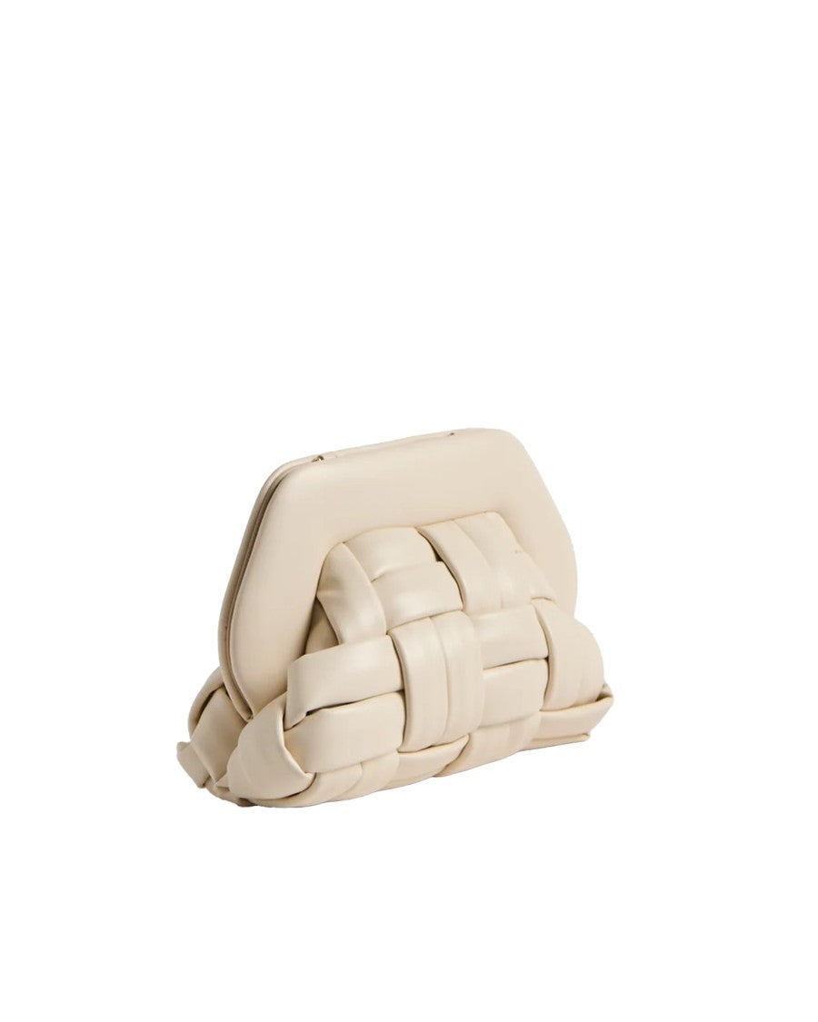 Themoirè Tia Weaved Shell Handbag