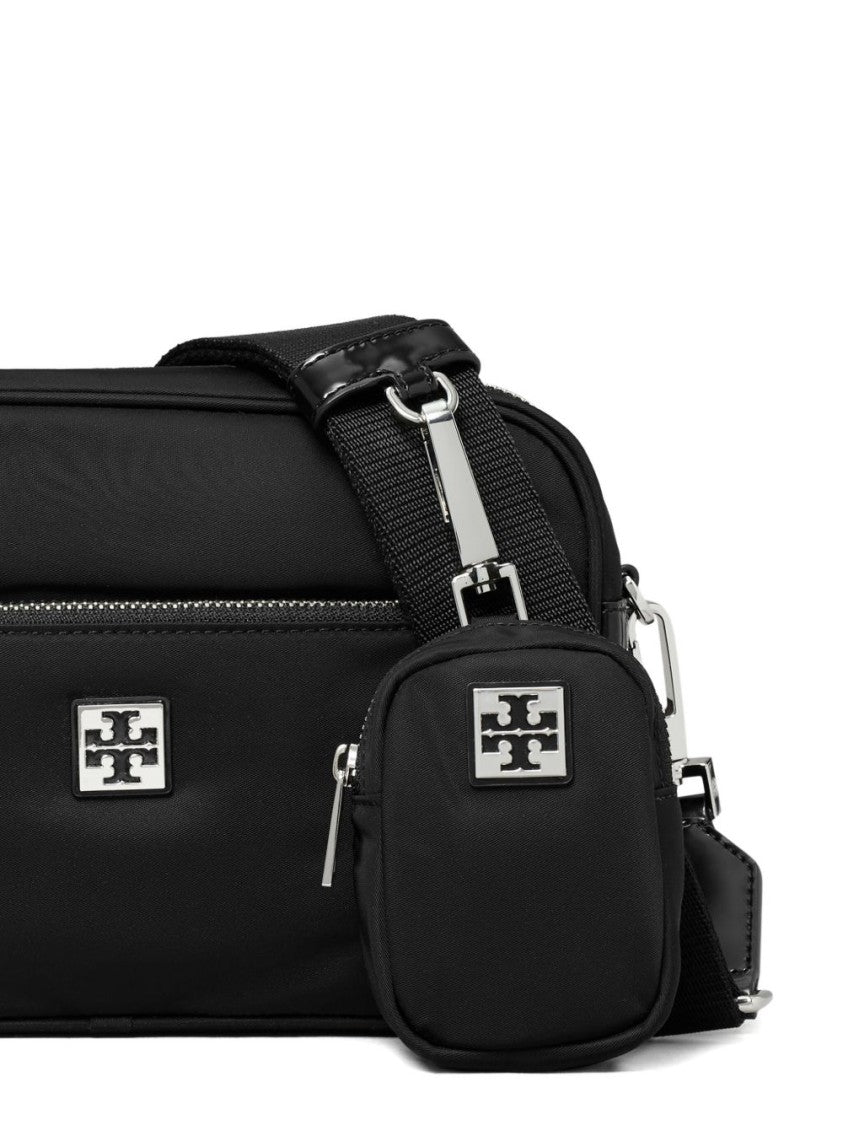 Tory Burch Virginia Black Shoulder Bag With Adjustable Strap