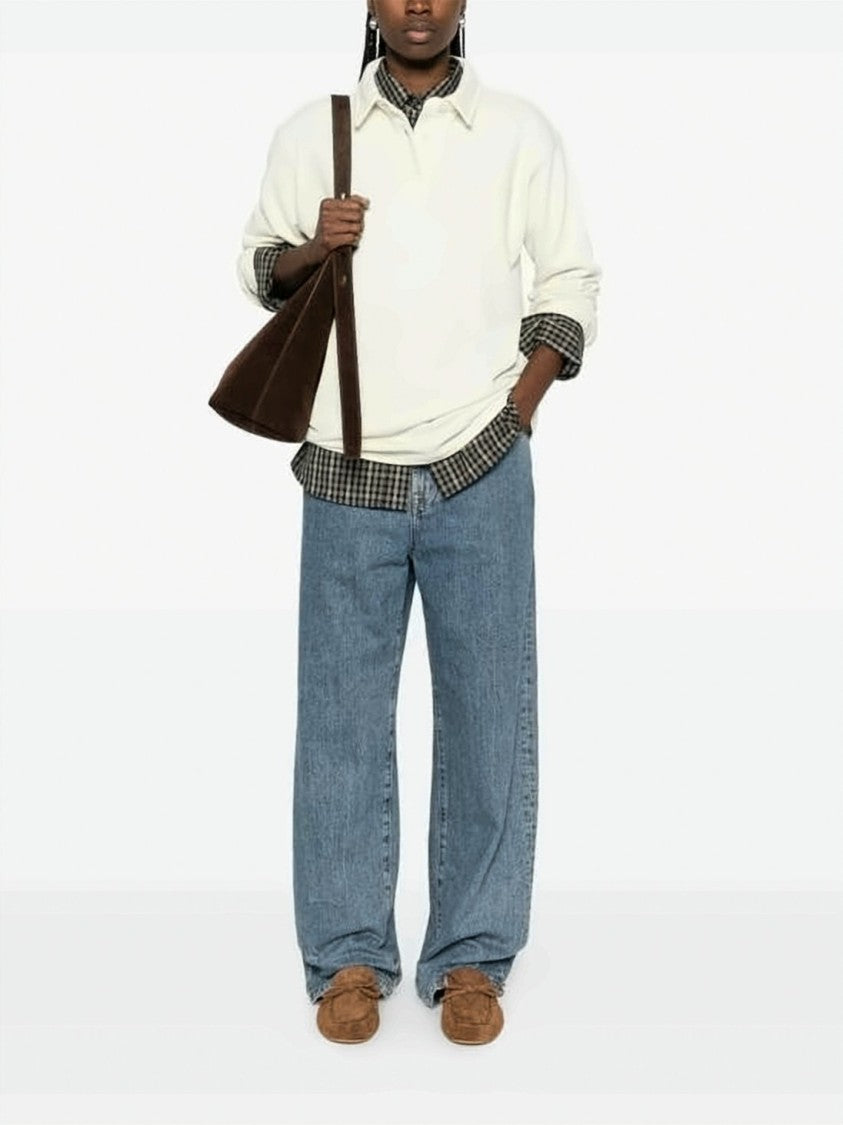 A.P.C. Long-Sleeve Polo Shirt With Classic Collar