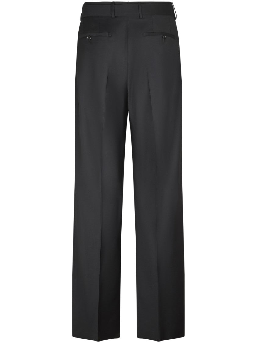 Tagliatore Tailored Formal Trousers With Classic Pleat Design