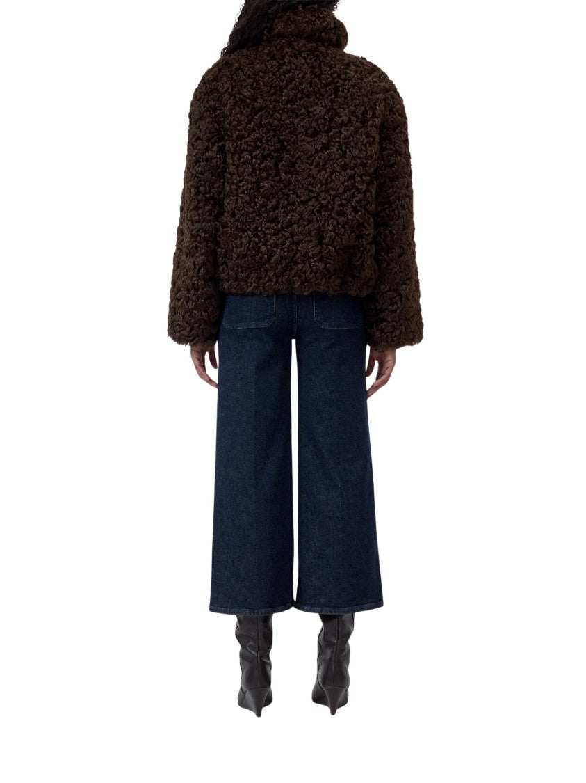 Closed Curly Faux Fur Relaxed Jacket