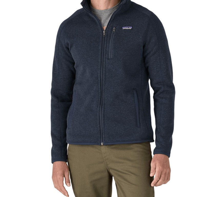 Patagonia Minimalist Blue Full Zip Jacket With Raglan Sleeves