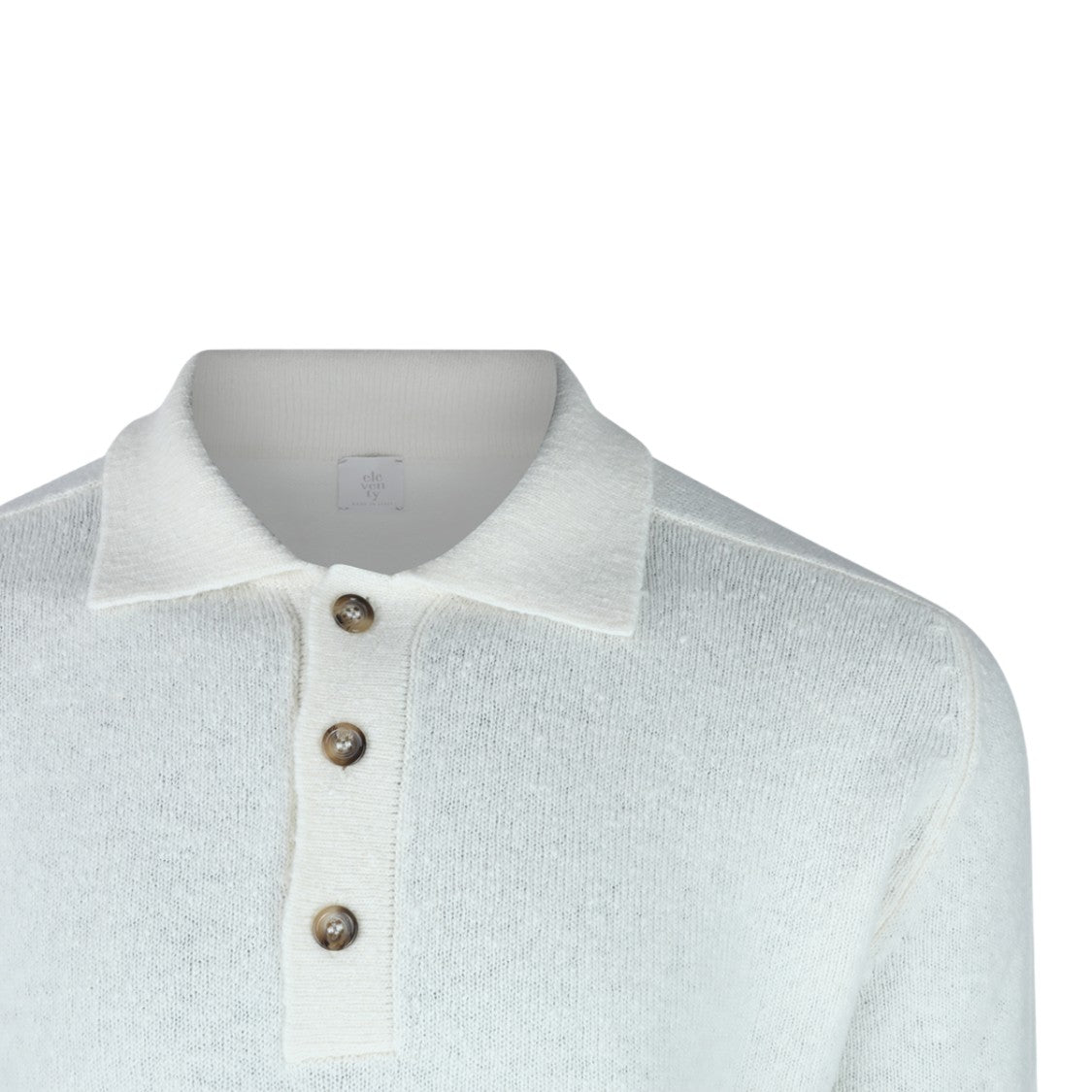 Eleventy Classic Polo Collar Knit Sweater
