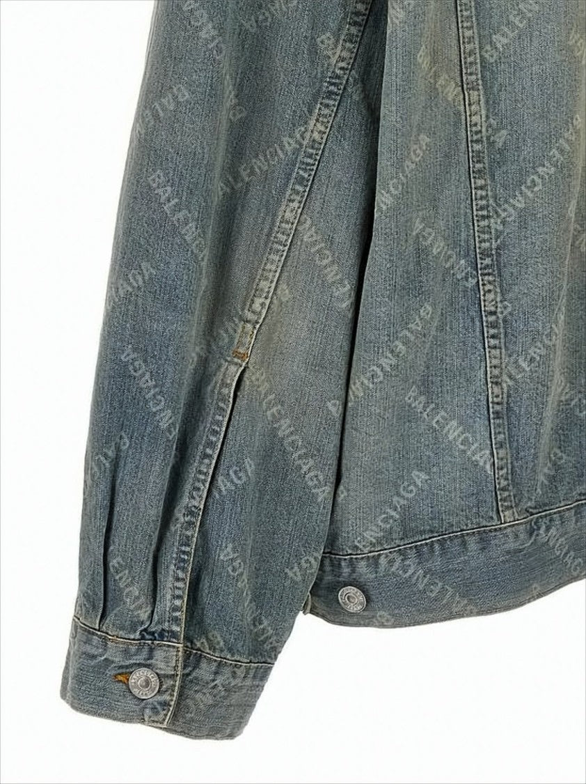 Balenciaga Classic Button-Up Denim Jacket