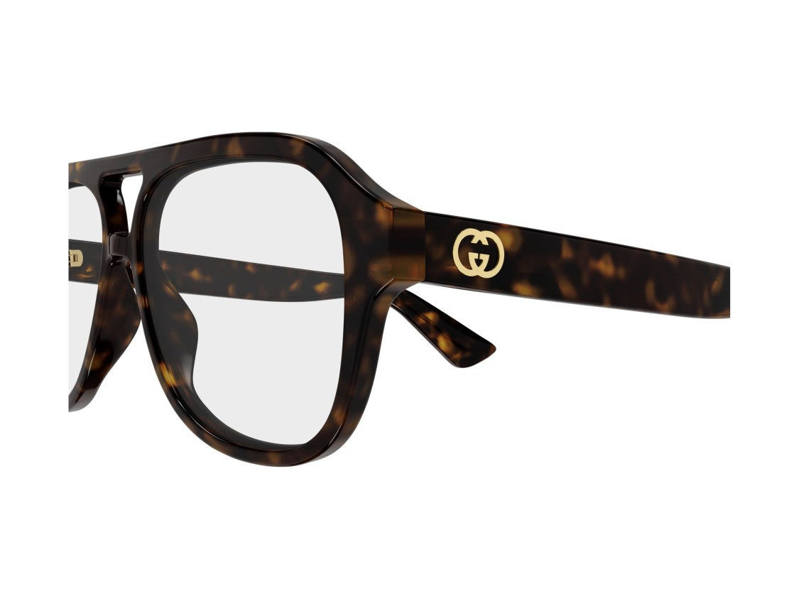 Gucci Tortoiseshell Gg2192o Bold Oversized Aviator Sunglasses