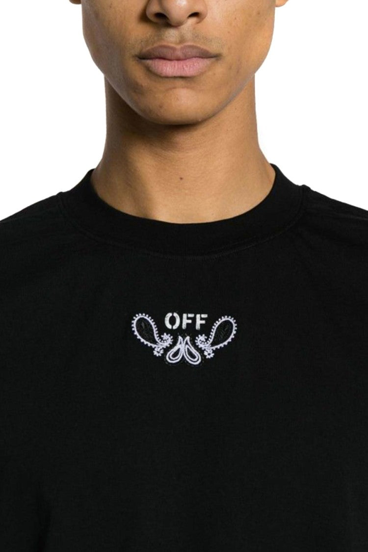 Off-White Black Cotton T-Shirt