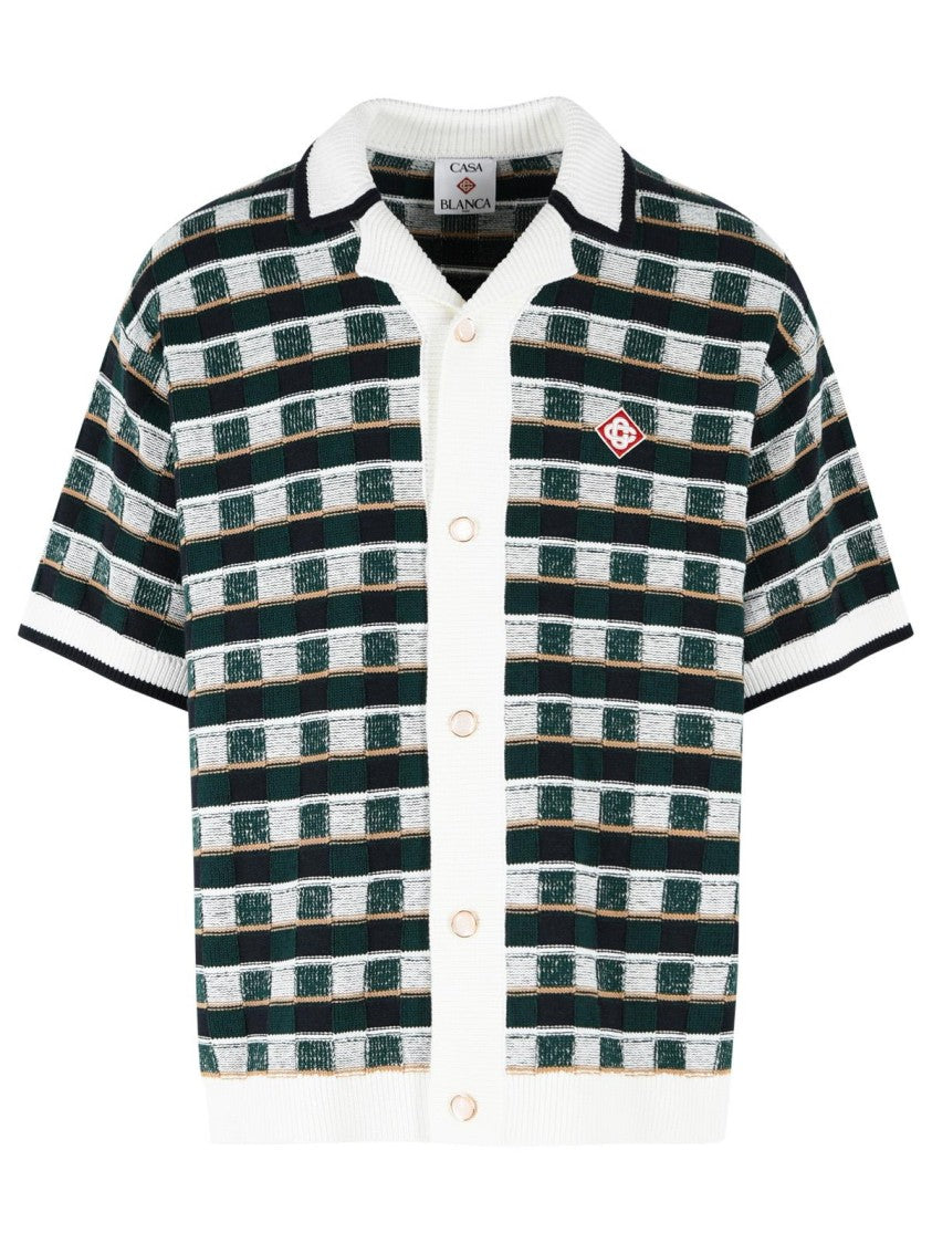 Casablanca 'Mosaic' Multicolor Cotton Shirt