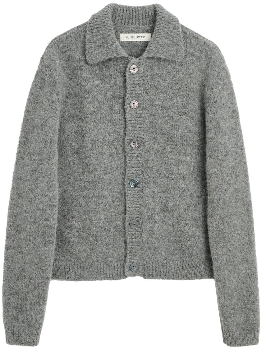 Sunflower Grey Alpaca Cardigan Button-Down Cardigan
