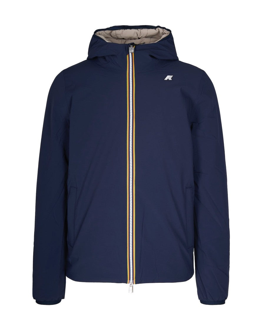 K-Way Blue Depth/Beige Cash Jack St Warm Double Jacket
