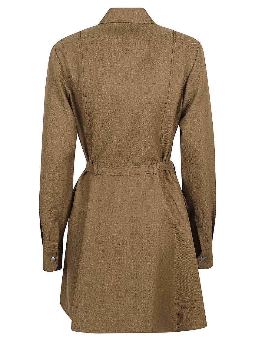 A.P.C. Structured Short Coat With Pointed Collar