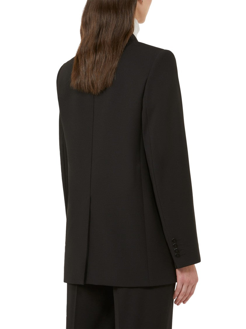 Max Mara Tailored Virgin Wool Jacket With Classic Silhouette
