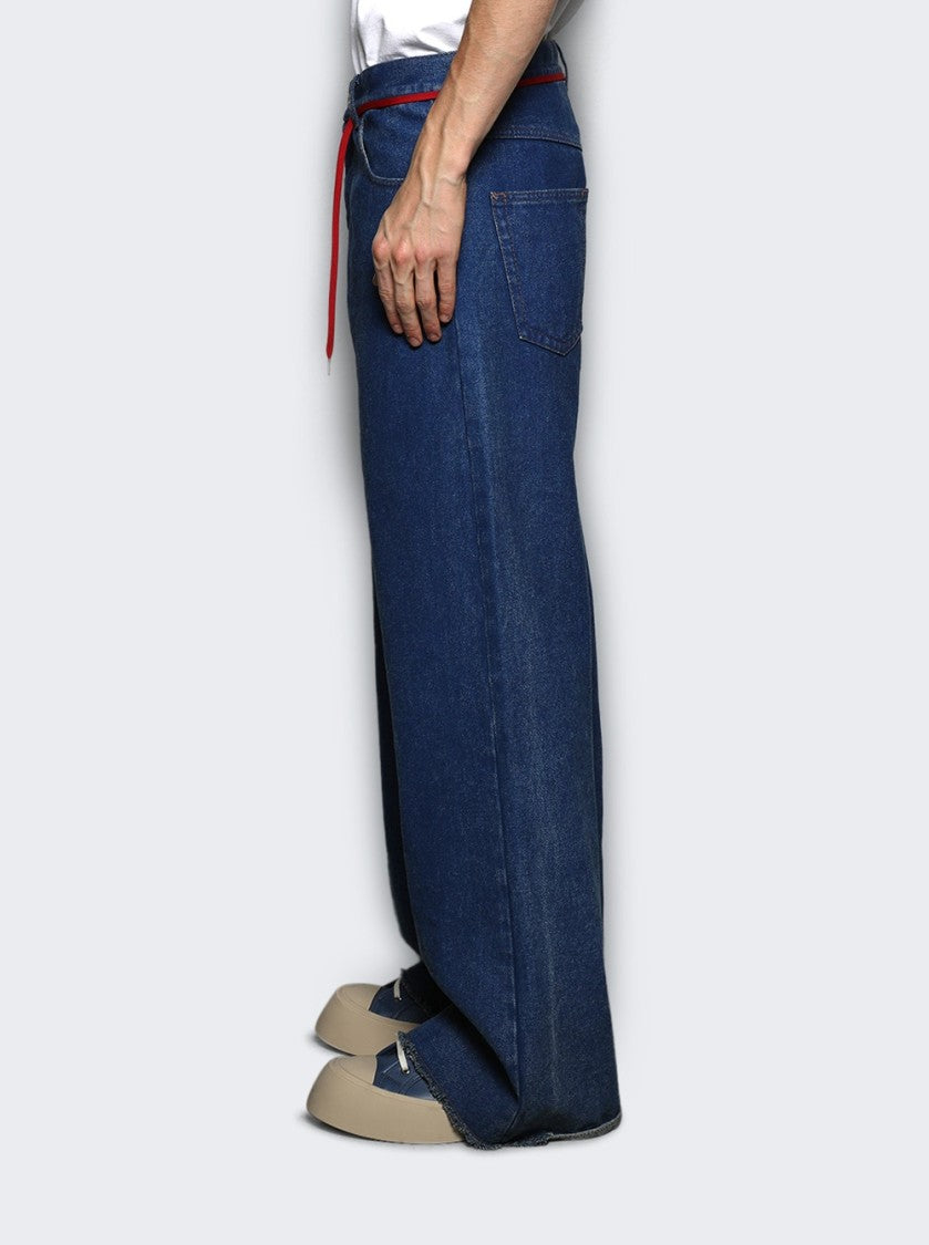 Marni Relaxed Wide-Leg Jeans With High Waist