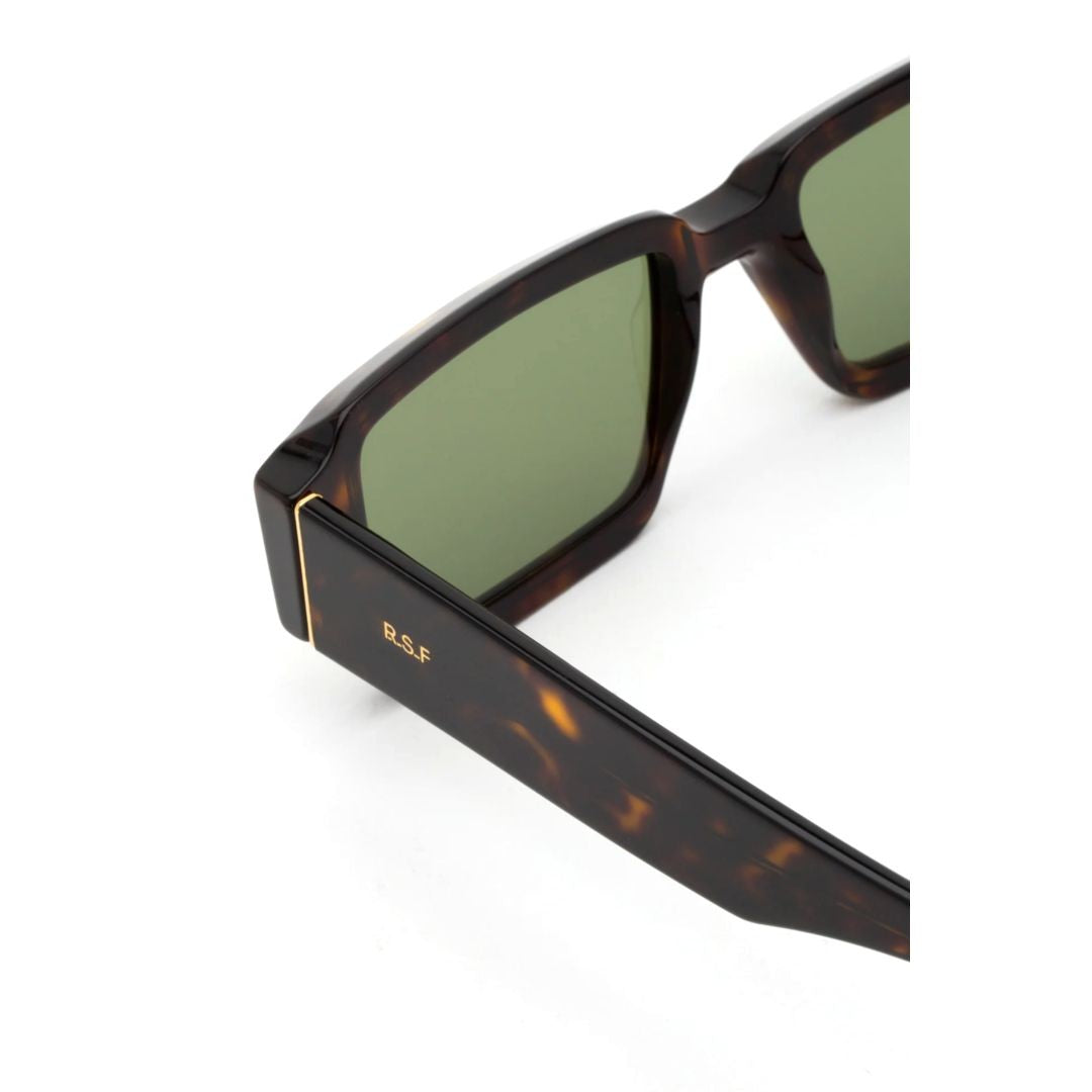 Retrosuperfuture Astro 3627 Bold Rectangular Tortoiseshell Sunglasses
