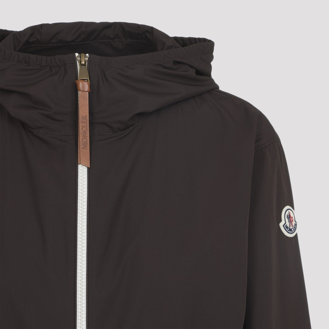 Moncler Lightweight Black Polyester Jacket With Minimalist Design