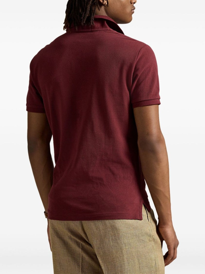 Polo Ralph Lauren Signature Bear Motif Cotton Polo Shirt