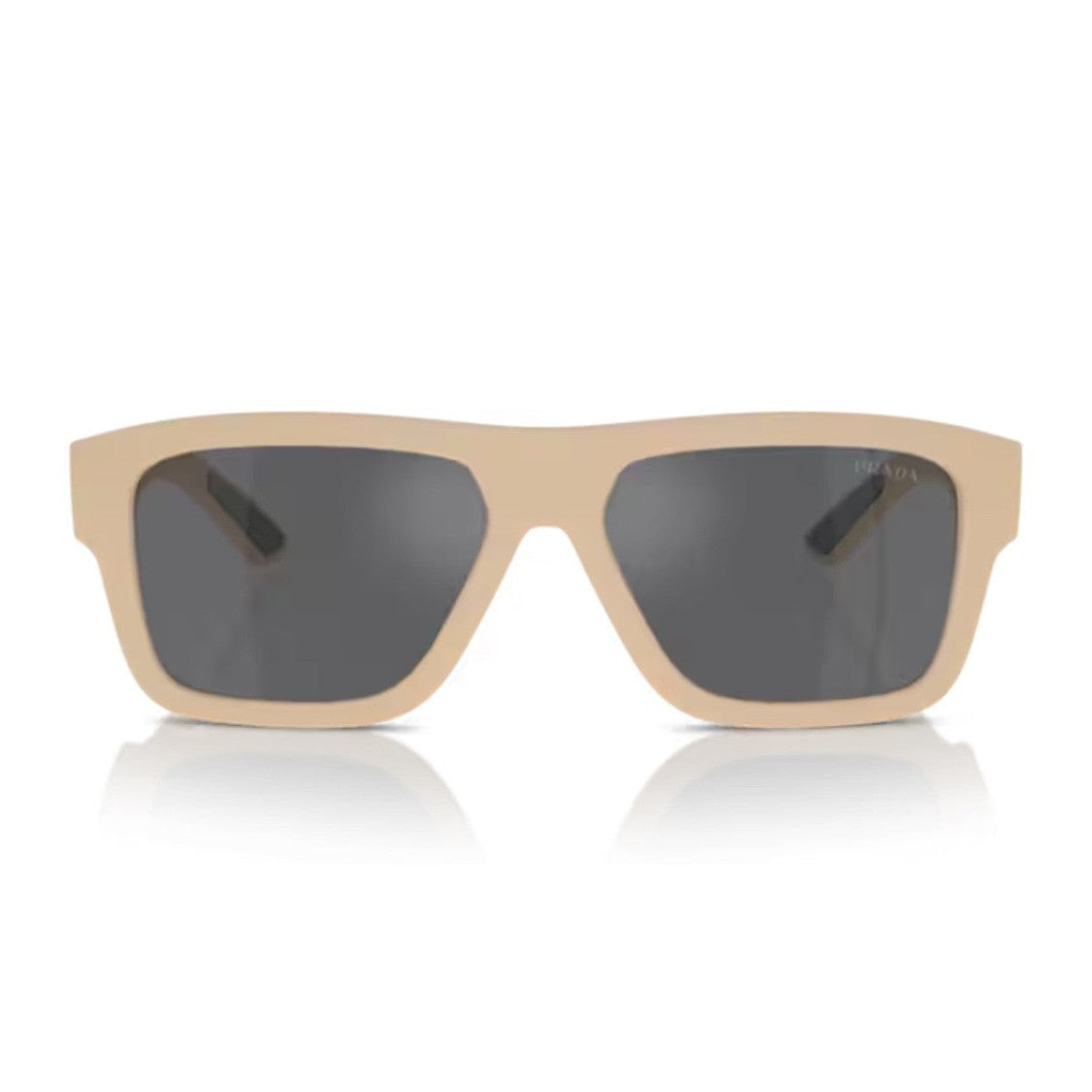 Prada Linea Rossa Beige Ps 04Zs Injected Rectangular Sunglasses