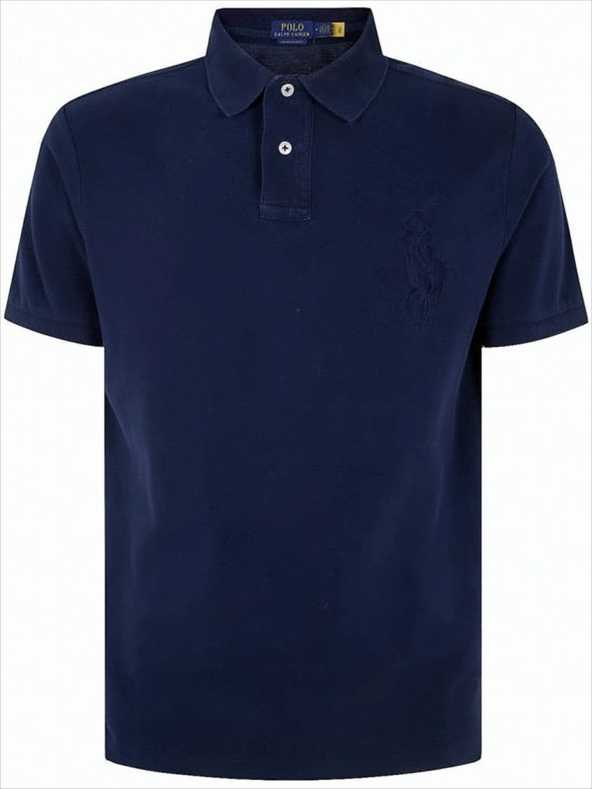 Polo Ralph Lauren Classic Deep Navy Polo Shirt With Embroidered Logo