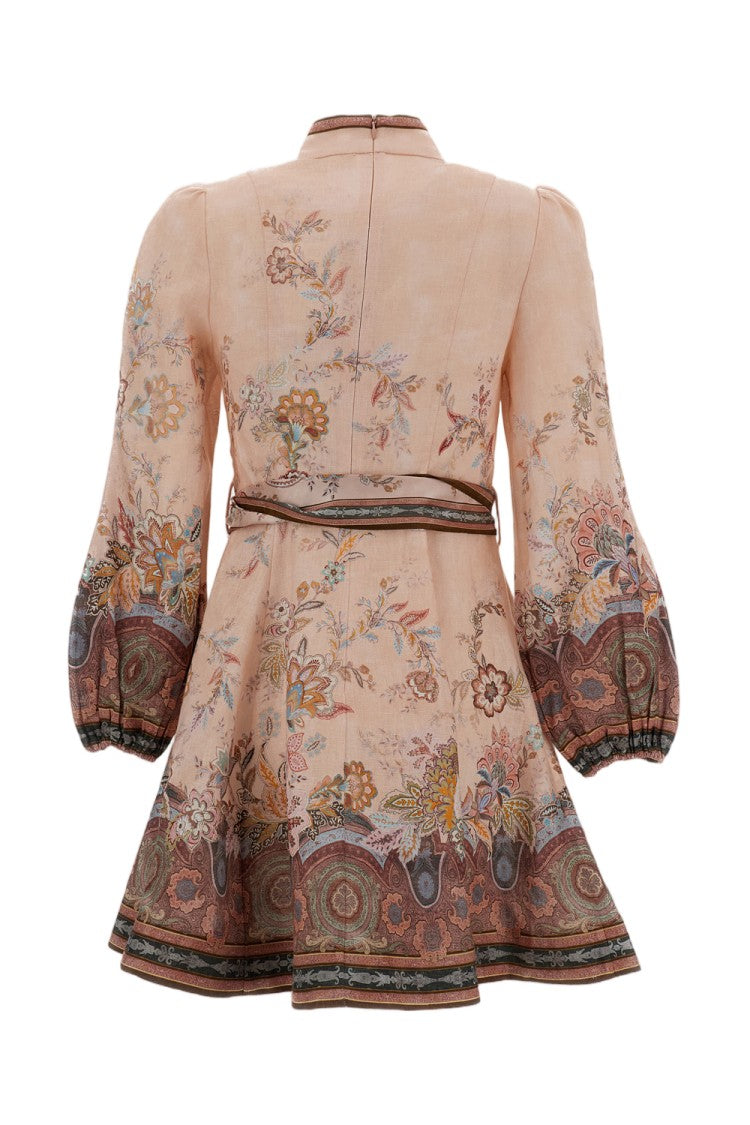 Zimmermann Alchemy Button Mini Dress