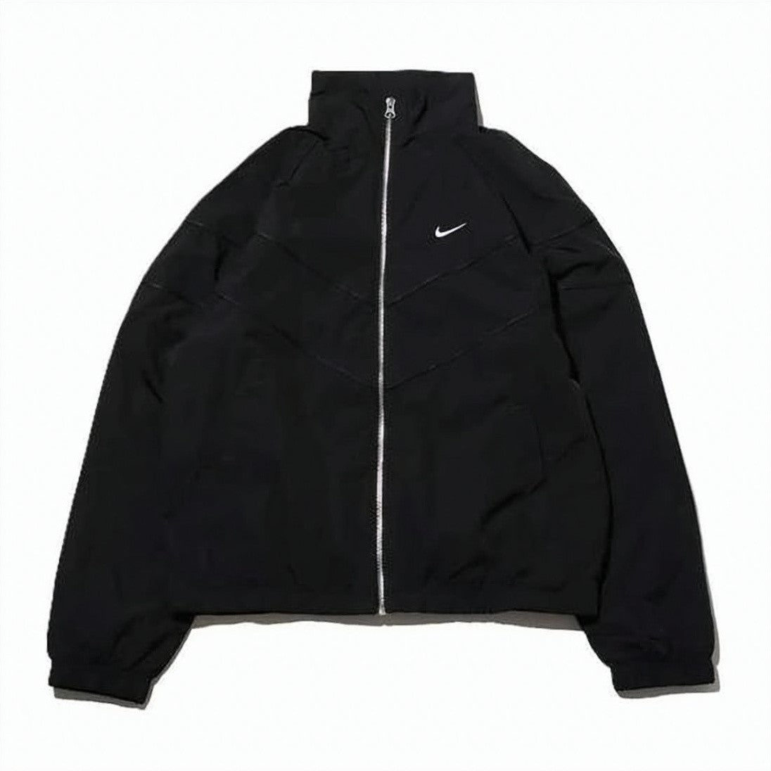 Nike Short Padded Jacket With High Collar And Design