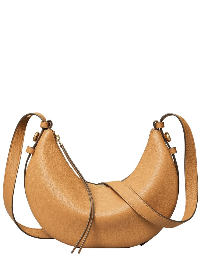Tory Burch Crescent Textured Cow Leather Handbag