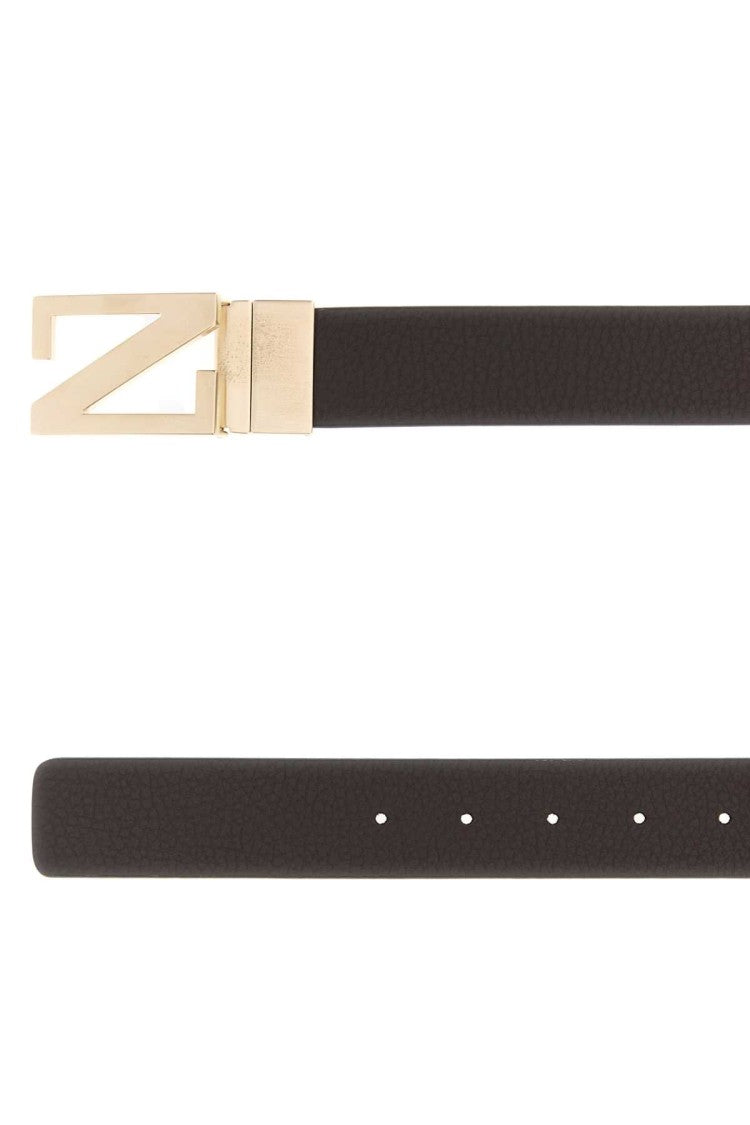 Zegna Brow Leather Reversible Belt