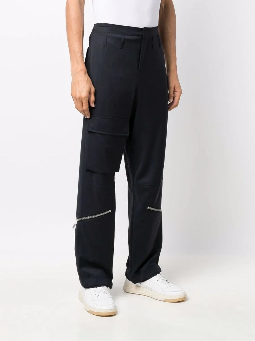 424 Straight Cut Neutrals Pants With Minimal Detailing