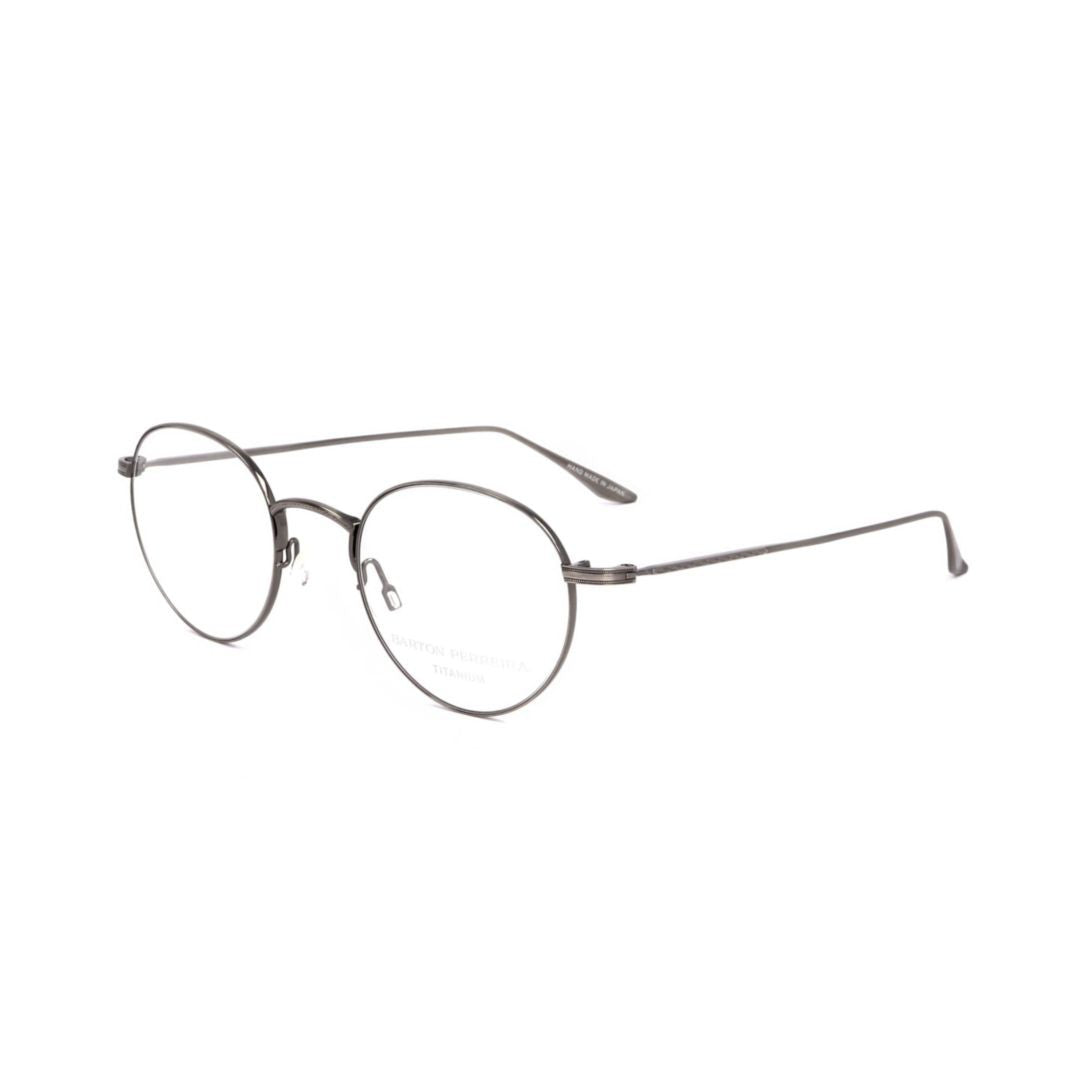 Barton Perreira Bp5037 481Tb Round Lens Grey Metal Frame Eyeglasses