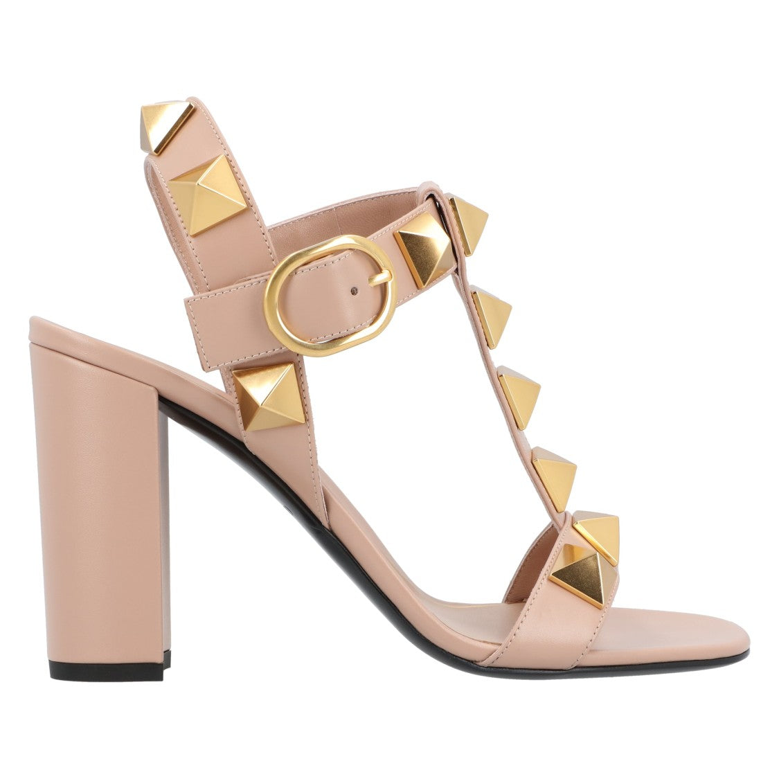 Valentino Roman Stud Sandals 90Mm Nude