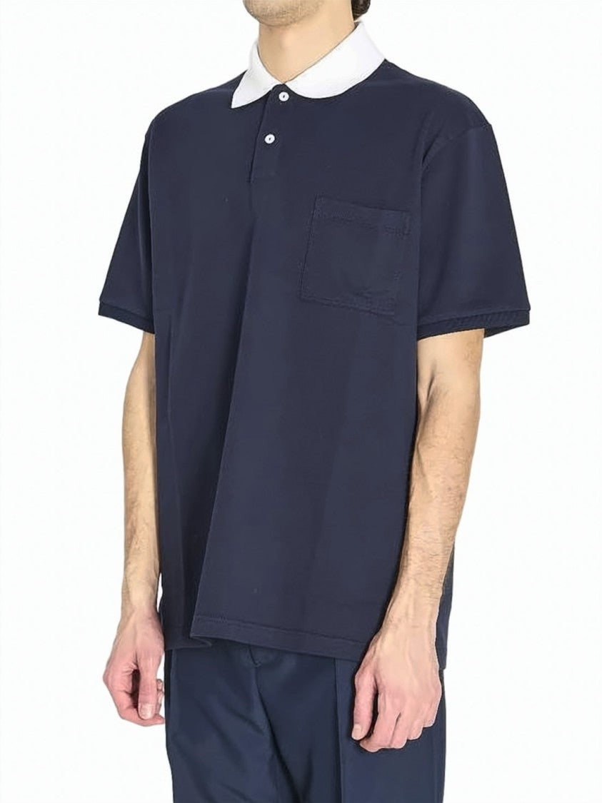 Gucci Short-Sleeved Polo Shirt With Contrasting Collar