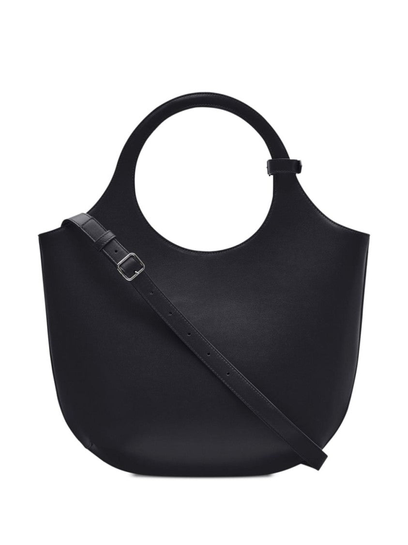Courrèges Smooth Grain Black Handbag
