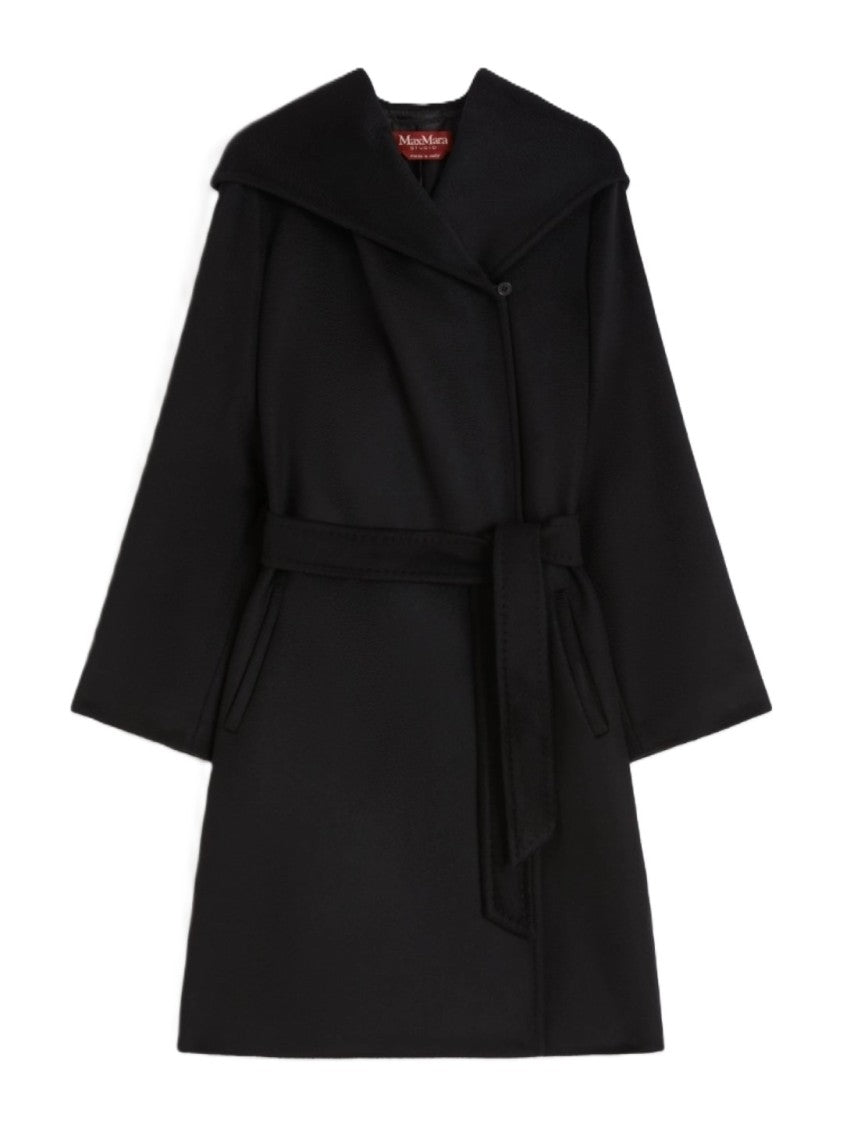 Max Mara Refined Mid-Length Coat With Wide Collar