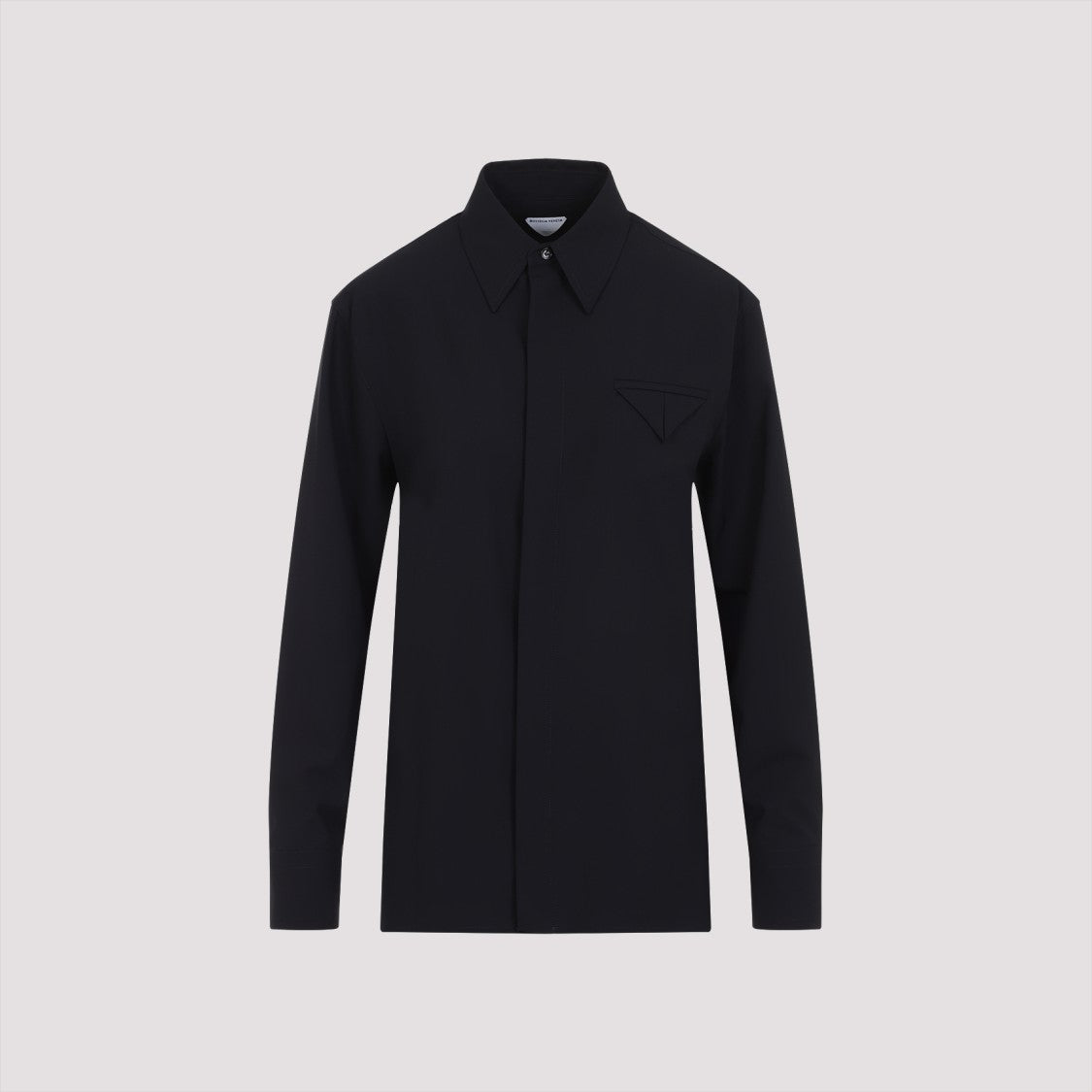 Bottega Veneta Midnight Blue Wool Fine Shirt