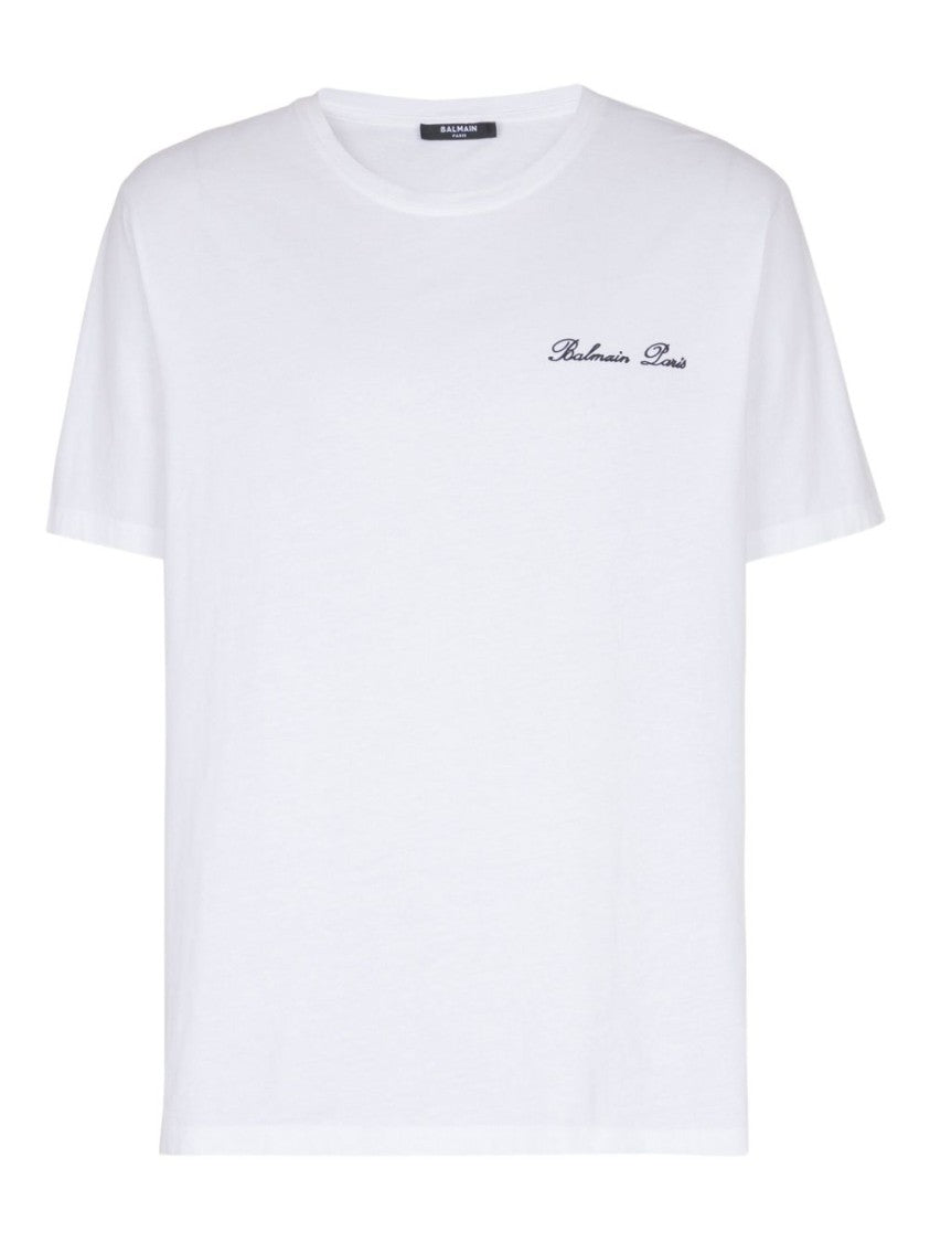 Balmain Relaxed-Fit White T-Shirt