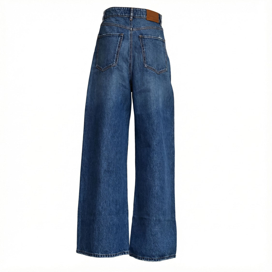 Sportmax Wide-Leg Denim Jeans Low Waist