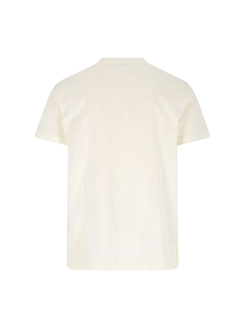 Polo Ralph Lauren Cream Polo Bear Print Cotton T-Shirt