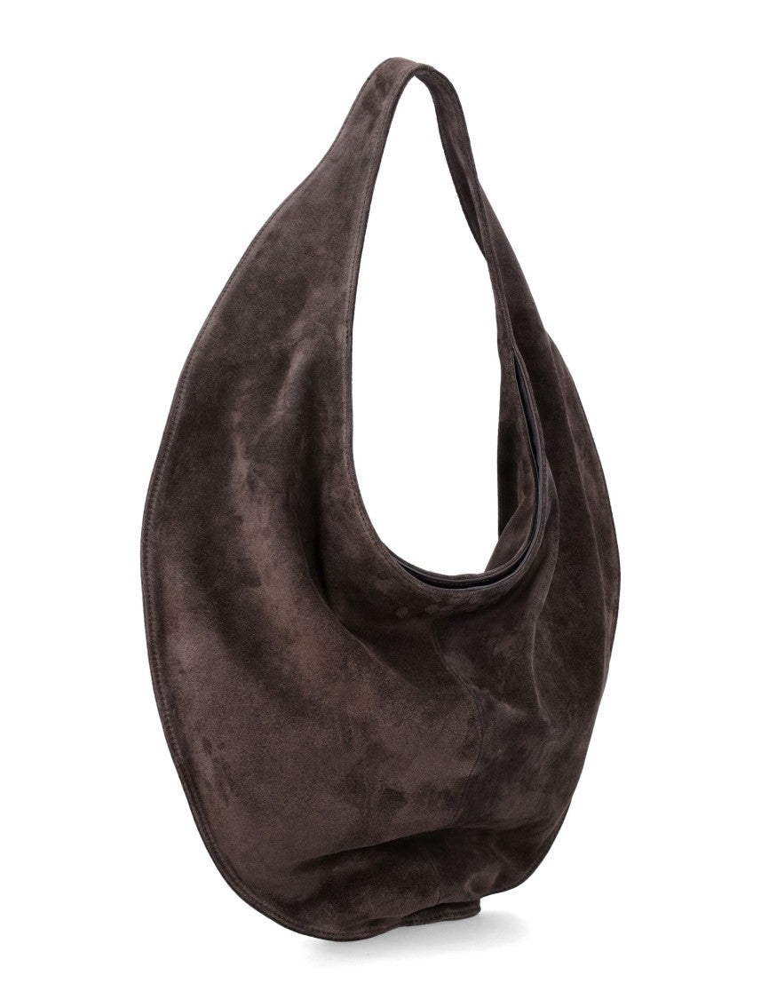 Maeden Rounded Suede Nappa Tote Bag