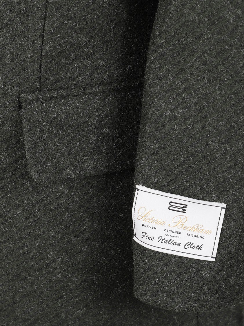 Victoria Beckham Structured Tailored Long Coat