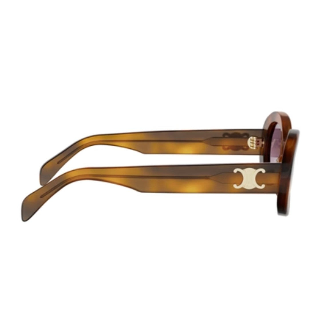 Celine Havana Triomphe Acetate Oval Sunglasses