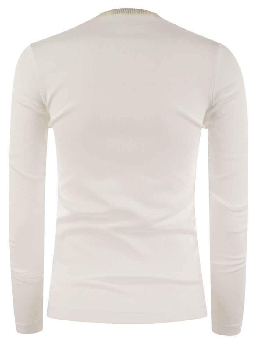 Fabiana Filippi Long-Sleeved T-Shirt In Jersey