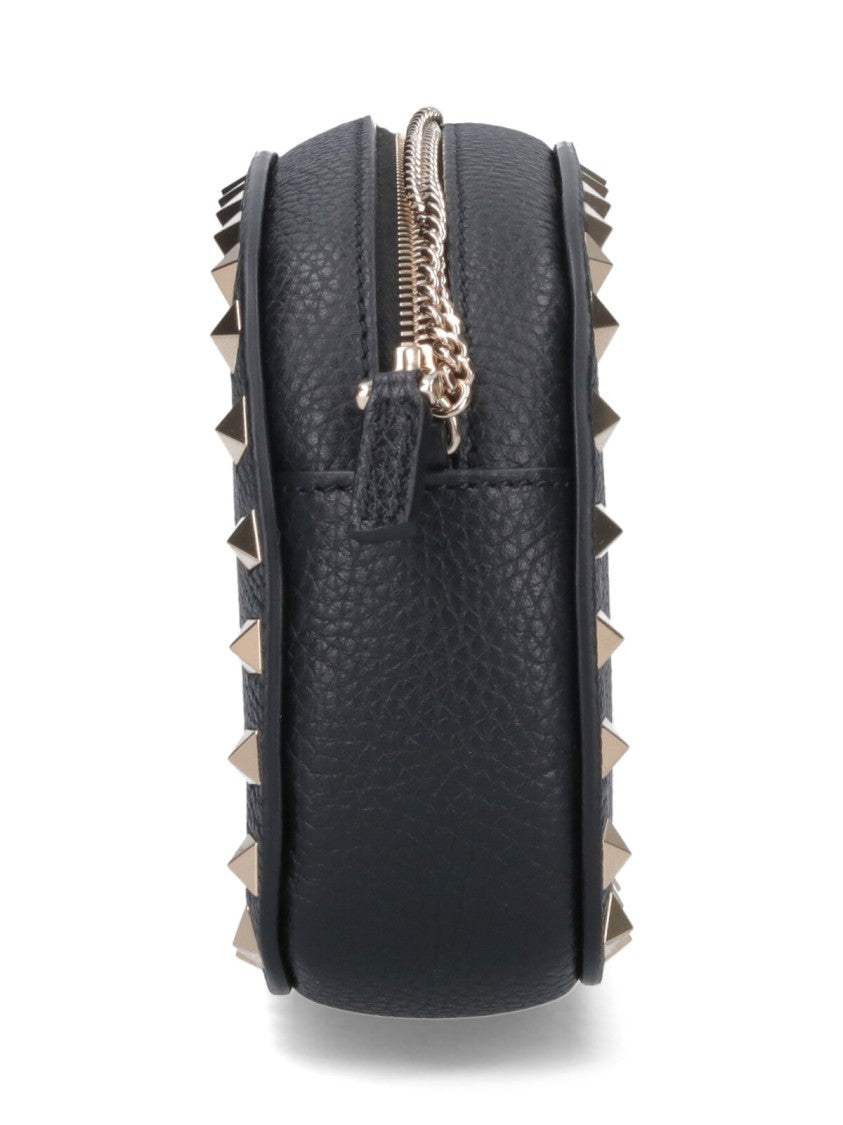 Valentino Garavani Mini "Rockstud" Crossbody Bag – Black