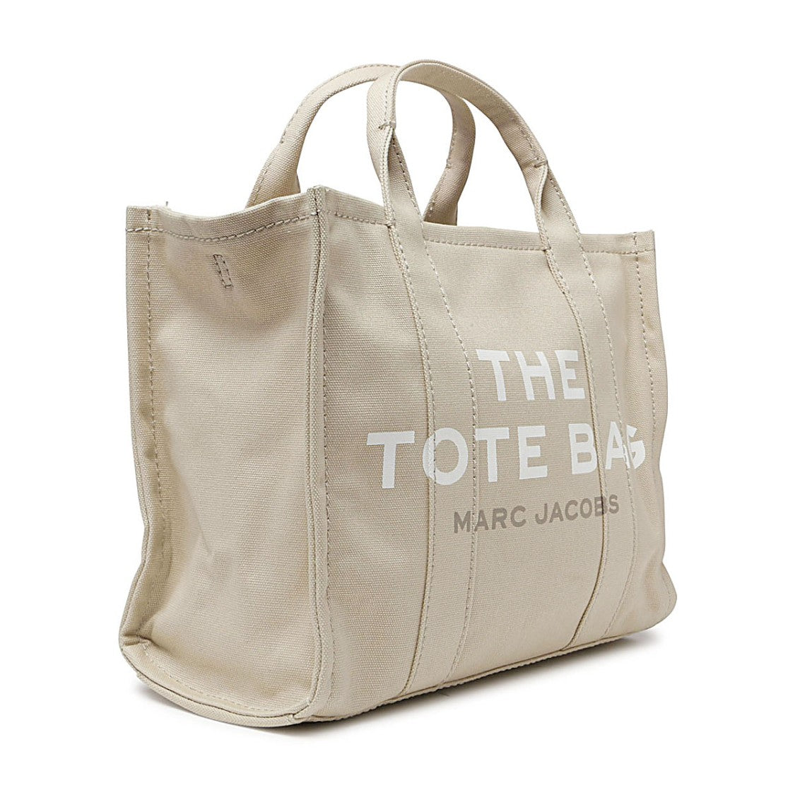 Marc Jacobs Beige Cotton The Medium Tote Bag