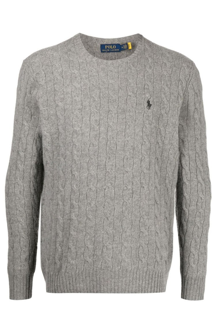 Polo Ralph Lauren Cable Knit Grey Knitwear