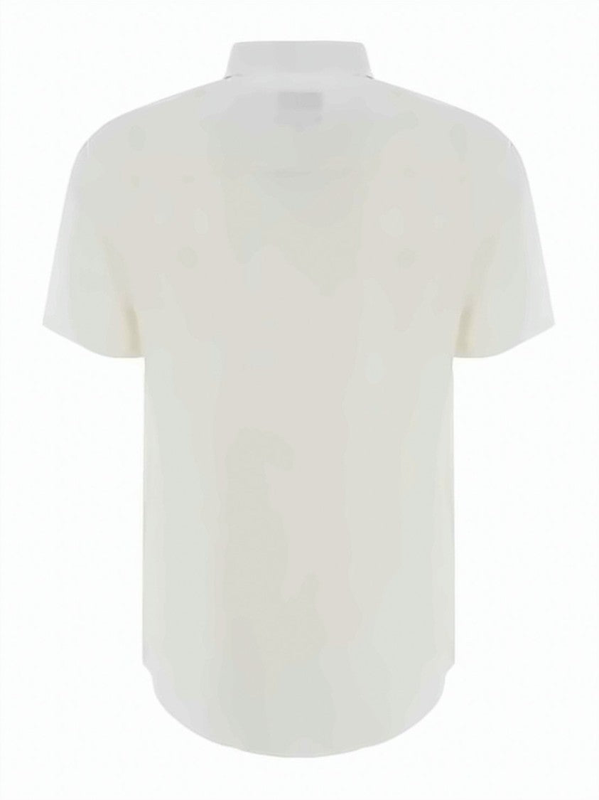 A.P.C. Short-Sleeved Linen Shirt With Button-Down Front And Chest Pocket