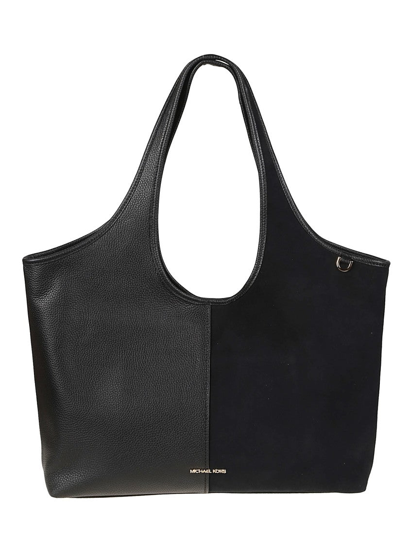 Michael Kors Large Henly Two-Tone Leather Shopping Tote Bag