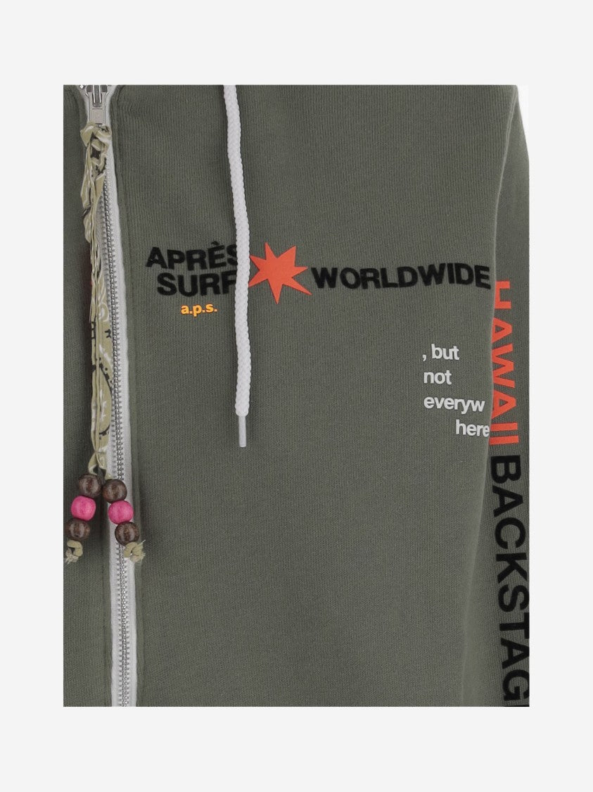 Apres Surf Cotton Blend Sweatshirt With Logo