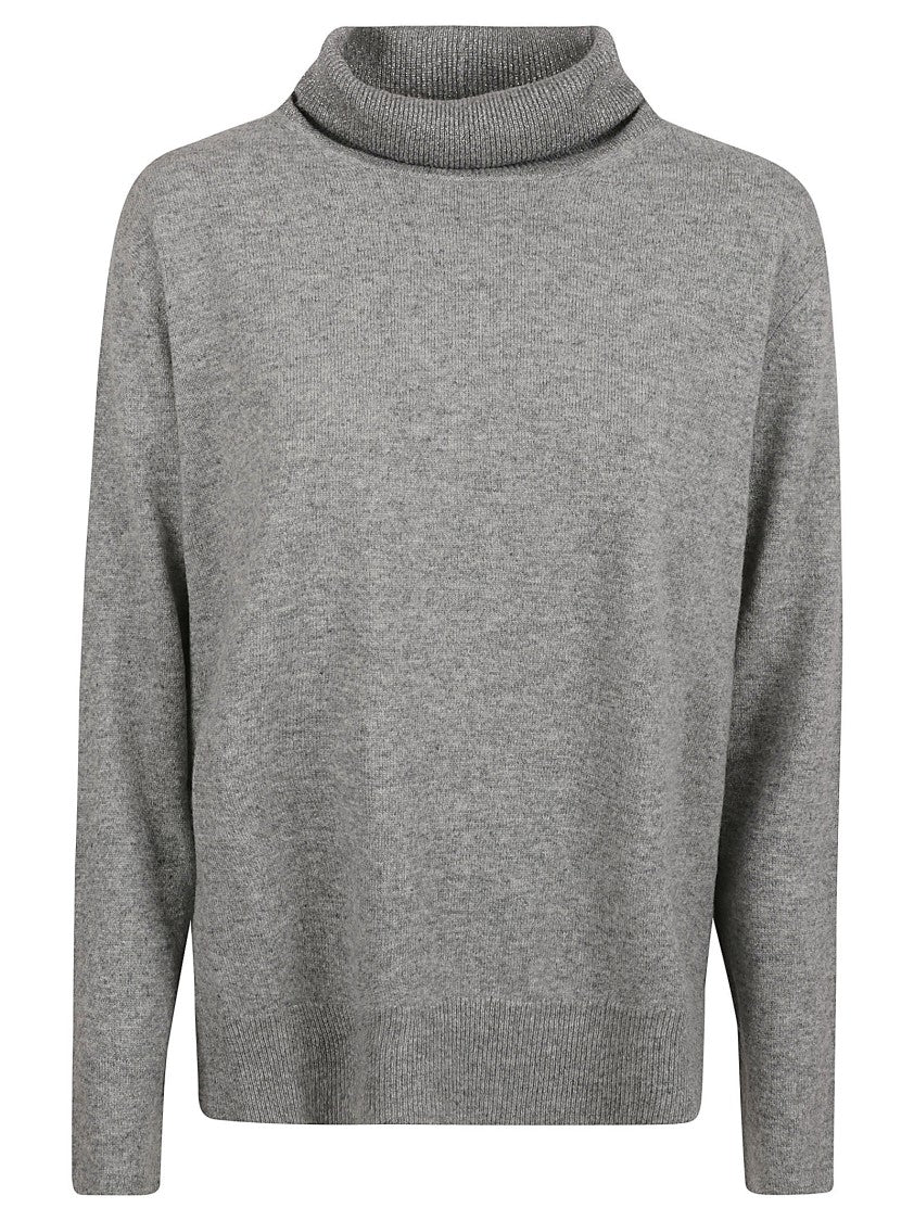 Fabiana Filippi Textured Fabric High Neck Sweater