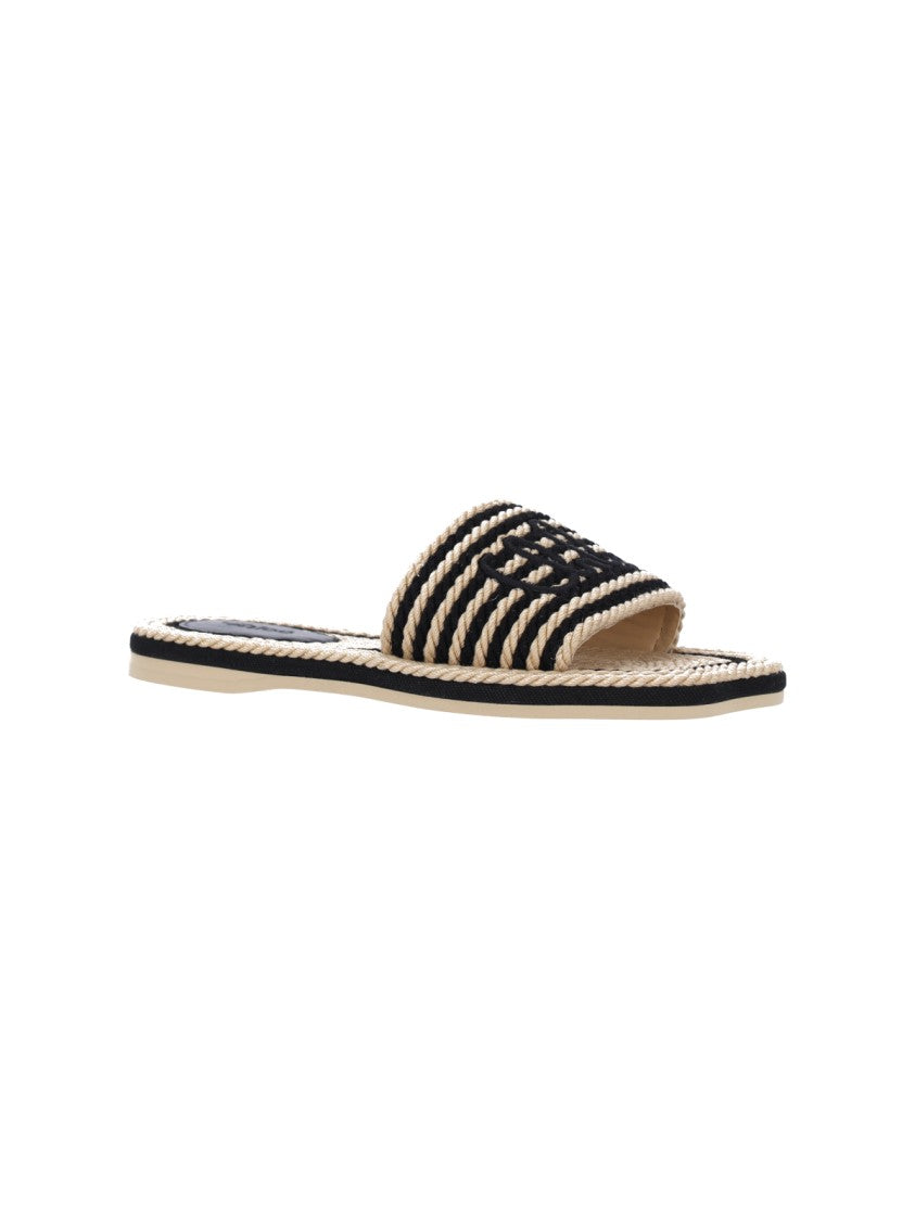 Chloé Twisted Cotton Rope Sandals