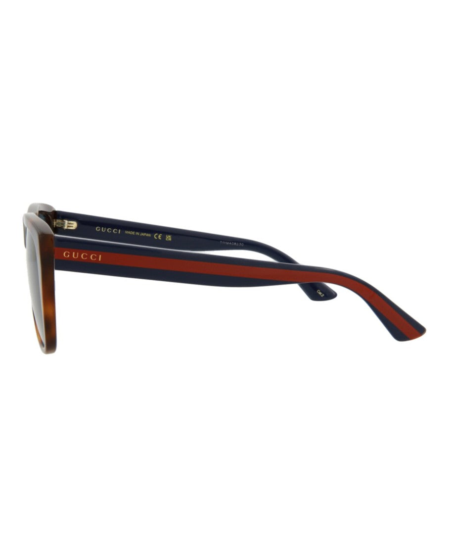 Gucci Square/Rectangle-Frame Acetate Sunglasses