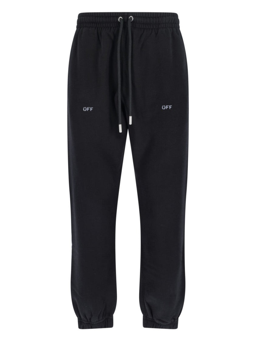 Off-White Stencil Arrow Track Pants – Black